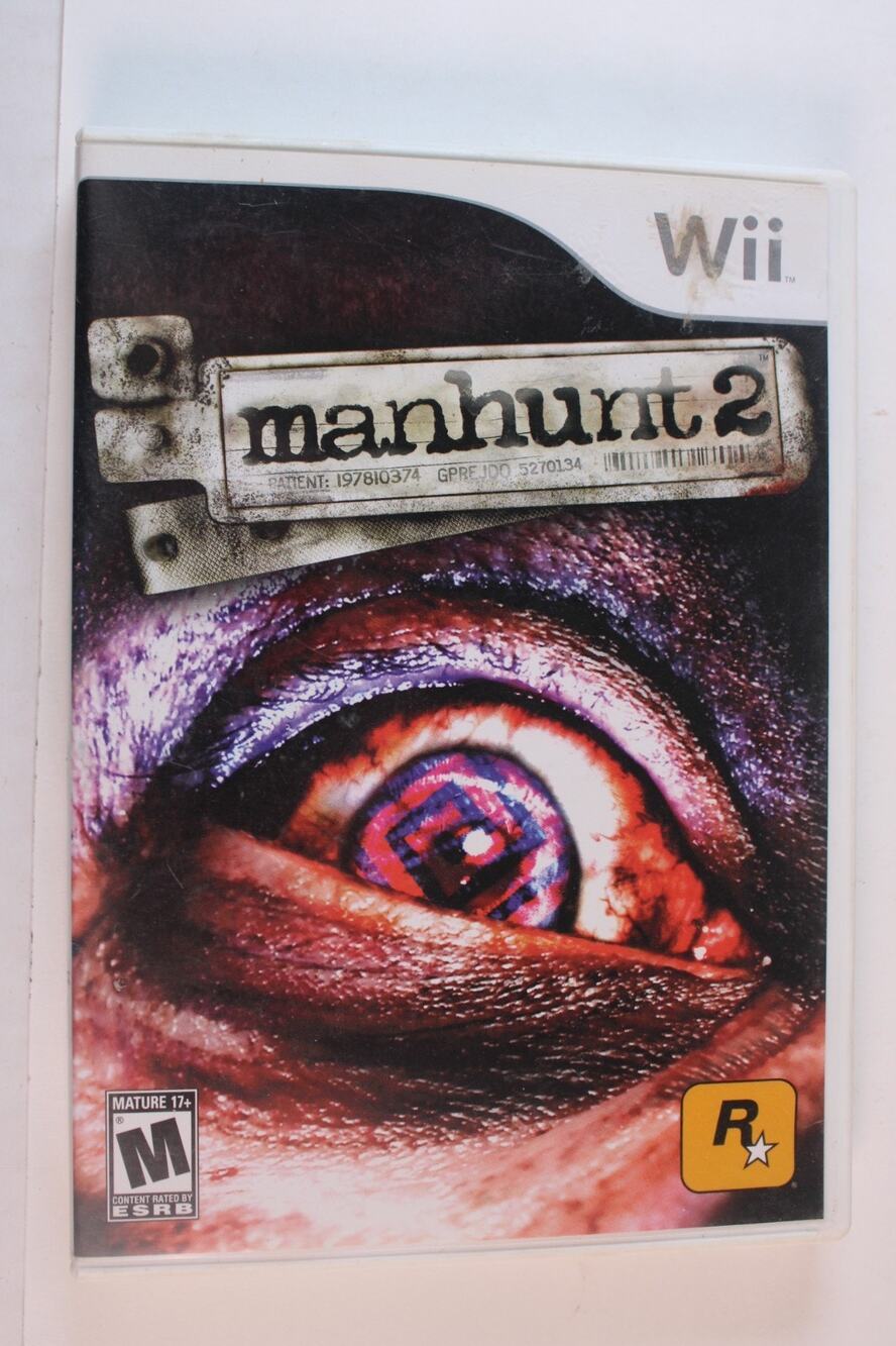 Manhunt 2 (Nintendo Wii, 2007) Authentic, Complete, Tested/Works
